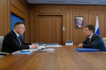Дмитрий Артюхов провёл встречу с Министром строительства и жилищно-коммунального хозяйства России Иреком Файзуллиным