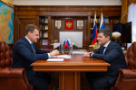 Состоялась рабочая встреча Дмитрия Артюхова и Алексея Чекункова
